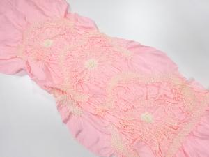 正絹　絞り　帯揚げ